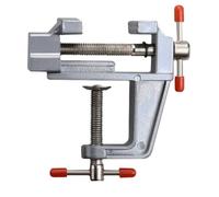 Dioche Mini Tornillo de Banco de 100mm, Tornillo de Banco Portátil con | Cuerpo de Aleación de Aluminio, Apertura de Mandíbula de 53 Mm, para Ensamblaje Artesanal y Reparación Electrónica, Protege