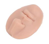 Dioche Modelo de Nariz de Silicona de 3 Piezas con Boca - Herramienta de Práctica de Perforación Realista para Perforadores Novatos y Estudiantes de Medicina - Silicona Suave Reutilizable para