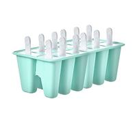 Dioche Moldes de Silicona para Paletas Heladas de 10 Piezas - Máquinas para Hacer Polos de Hielo Premium sin BPA con Varillas de Fácil Liberación para Delicias Caseras - Seguro para Niños y Adultos
