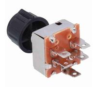 Dioche Motor del Ventilador 3 Reemplazo del Interruptor del Ventilador de 4 Velocidades de Aire Acondicionado de CA Giratorio Universal para INM2G754A, Four Seasons 35702, MEI 1151