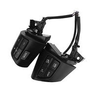 Dioche Multimedia Interruptores del Volante Botones Izquierdo y Derecho para 2010-2013 - Botones de Volante de Control Multifuncional (BLACK)