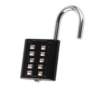 Dioche Números Número 10 Esta Cerradura de Combinación de Seguridad de 10 Dígitos Es Adecuada para Casilleros de Gimnasio, Cajas de Herramientas y Maletas, Brindando Gran Seguridad y tranquilidad.