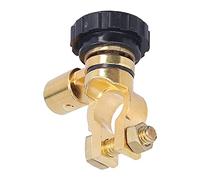 Dioche off Disconnect Master Interruptor de Terminal de Batería de 17 Mm - Robo Universal para Auto Barco Camión RV (B (negro))