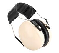 Dioche Orejeras Profesionales Insonorizadas H6A, Cómodas para Dormir, Estudiar Obras de Construcción, Material de Esponja ABS Blanco, 18x7cm