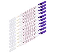 Dioche para Coser que Desaparece - Bolígrafo Soluble de Doble Punta - Herramienta para Marcar y Colorear Telas - Esencial para Manualidades y Costura DIY - Disponible en Azul, rojo. (PURPLE)