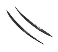 Dioche Párpados de Cejas para Faros Delanteros de Fibra de Carbono Seca para GTD 7 MK7 2014-2016, Autoadhesivos, Acabado Brillante de Lujo