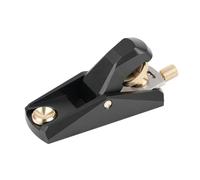 Dioche Plano Manual de ángulo bajo, 33 Grados, Cuerpo de Aleación de | Cepilladora para Carpintería, Perilla de Profundidad de Latón, Hoja de Acero, Espesores de Madera Variados, Fabricación de