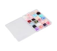 Dioche Press on N576pcs Juego de Uñas Postizas a Presión, Cobertura Total, Color Sólido, Elegantes Pegatinas para Uñas Postizas, Ajuste Perfecto para Cada Uña, Incluye Varios Tamaños