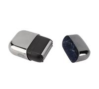 Dioche Recortadora de Lámina Eléctrica con Cabezales Flotantes IPX7, Minirecortadora de Barba Inalámbrica a Prueba de Agua para Hombres con Cubierta Antipolvo Magnética, Esencial para (GRAY)