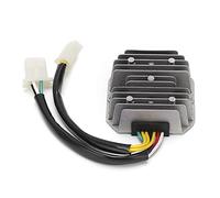 Dioche Rectificador Regulador de Voltaje Fácil de Usar | Aleación de Aluminio de 12 V para Scooters, Ciclomotores y Vehículos Todo Terreno | Enchufe Doble de 7 Cables para una Instalación Sencilla