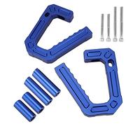 Dioche Reemplazo de Aleación de Aluminio de la Manija de Agarre Delantera del Camino del Coche de la Barra para JK 2007-2018 (BLUE)