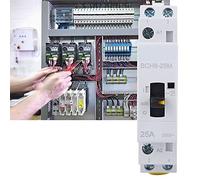 Dioche relé Hogar AC Interruptor de Contactor de CA Doméstico BCH8-25M - 2P25A - Interruptor de Control Manual de 24 V - Ultra Silencioso - Vida útil - Equipo Eléctrico para Motores Domésticos (2NO)