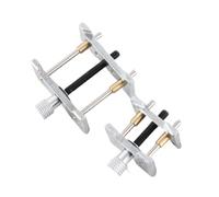 Dioche Repair Face Watchmaker Base de Soporte de Movimiento de Reloj Profesional de 2 Piezas - Herramienta de Reparación de Relojes de Acero para Relojeros, Tamaños Grandes y Pequeños para Varios