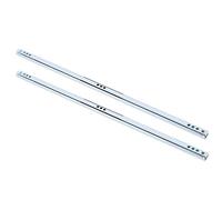 Dioche Riel para Cajón de 450x17 Mm, 2 Piezas/juego, Accesorio de Hardware para Riel Deslizante de Bola de Acero para Cajón de 450x17 Mm para armarios: Duradero, Deslizamiento Suave, Fácil