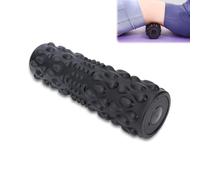 Dioche Rodillo eléctrico Profesional para Fitness | Masajeador Muscular vibratorio de 5 velocidades para relajación | Material de PU ecológico | Batería de Larga duración de 2000 mAh