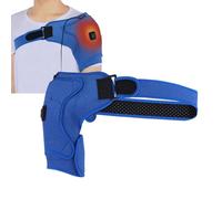 Dioche Soporte de Hombro Calentado, Envoltura de Almohadilla Térmica Ajustable, Envoltura de Almohadilla de Hombro Calefactora de Compresión de Cuatro Puntos, Enchufe Eléctrico USB para