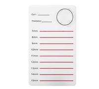 Dioche Soporte De Pestañas De Injerto De Gran Tamaño Paleta Soporte De Extensión De Pestañas Almohadilla De Silicona Herramienta De Maquillaje Salón (para XL, con almohadilla de)