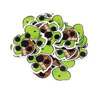 Dioche Stickers Temperature Sticker 20 Pegatinas Lindas para Termómetro de bebé de Dibujos Animados, Adecuadas para Medir la Temperatura de la Frente de los Niños, Diseño Ecológico y sin Mercurio,