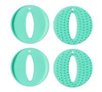 Dioche Take/Attempt Dolor Reductor Inmune Inyección Comfort Block Juego de 4 Piezas, Reutilizable para Niños y Adultos, Dispositivo de Alivio del Dolor con Aguja (verde claro)