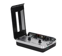 Dioche Tape to MP3 Convertidor de Cinta a MP3 - Reproductor de Casete USB Portátil con Auriculares para Computadoras Portátiles y PC, Diseño Liviano, Cintas Viejas, Plateado y Negro