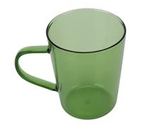 Dioche Taza con Aislamiento de Vidrio de Borosilicato Azul de 380 Ml, Taza de café Fácil de Limpiar, Azul, Adecuada para Hoteles y Cafeterías (GREEN)