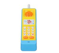 Dioche Teléfono Celular de Plástico para Jugar Juguete de Teléfono Móvil de Aprendizaje Musical para Niños de Estilo Retro con Efectos de Luz Juguete Interactivo, de Educación Temprana Iluminado