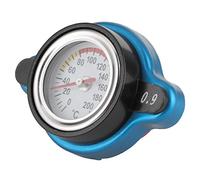 Dioche Temperatura 0,9 con Tapa de Radiador Termostático Universal, Cubierta del Tanque de Agua a Prueba de Fugas con Indicador de Temperatura, Cabeza Grande 0,9 Barra para Radiadores de Automóviles
