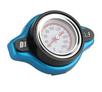 Dioche Temperatura 0,9 con Tapa de Radiador Termostático Universal, Cubierta del Tanque de Agua a Prueba de Fugas con Indicador de Temperatura, Cabeza Grande 0,9 Barra para Radiadores de Automóviles