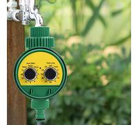 Dioche Temporizador Automático Temporizador Multifuncional de Doble Dial de Riego Eléctrico Automático Controlador de Riego de Jardín Reloj de Inteligente de de Jardín de Techo