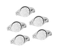 Dioche Termostato de 120 V Abierto Normal Interruptor Térmico KSD301 de 5 Piezas, Interruptor de Control de Temperatura Normalmente Abierto de 250 V 10 A, Alta Precisión con Múltiples (50℃)