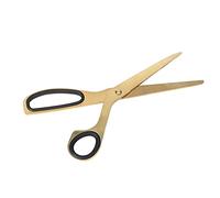 Dioche Tijeras Doradas y Negras Papel de Floristería de Heno Plano Rosa Modernidad Simplificada Herramientas de Corte de Acero Inoxidable Negro y Dorado Tijeras de Acero Suministros de