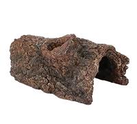 Dioche Túnel para Serpiente, Simulación de Corteza de árbol, Anfibios, Cueva de Reptiles para Escorpión y Lagarto, y para Ocultar Reptiles, 1 Uds.