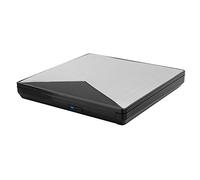 Dioche Unidad de CD/DVD Externa para Computadora Portátil, Unidad de CD Unidad de DVD Externa Aleación de Aluminio USB3.0 Reproductor de DVD Portátil de Escritorio para Computadora