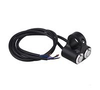 Dioche Universal 7/8 "22 Mm 7/8 Pulgadas Interruptor de Manillar de Motocicleta Faro de Freno Luz Antiniebla ENCENDIDO/APAGADO con Indicador Tipo A - Ajuste Universal para Manillares de 22 Mm de
