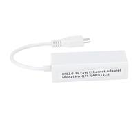 Dioche UsbAdaptador de Tarjeta de Red Micro USB a Puerto Ethernet RJ45 para Placa Base 1.3/W - Conexión Rápida de 10/100 Mbps Proyectos y Necesidades de Desarrollo