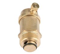 Dioche Válvula de Ventilación Automática de Latón G1, DN25 G1, Resistencia a Altas Temperaturas, Fácil Mantenimiento, Ventilación Segura para Calentadores Solares y Sistemas HVAC