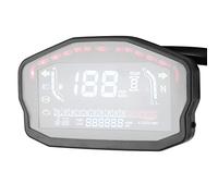 Dioche Velocímetro Tacómetro Medidor Universal de Cuentakilómetros para Motocicleta - LED LCD Velocímetro Digital Tacómetro Instrumento para Motocicletas