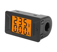 Dioche Voltímetro de Doble Pantalla PZEM-026 AC 40-400V 100A Voltímetro y Amperímetro Digital Dual - Pantalla LCD de Alta Definición, sin Medición, Adecuado para Gabinetes de Distribución de Energía y
