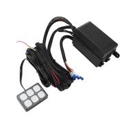 Dioche Way Electronic Relay 6 Gang Switch Panel Caja de relé Universal para 12-24V Coche Marina Barco Yate RV SUV