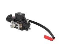 Dioche Winch RC Car 1/10 RC Crawler Winch Reemplazo de Metal para SCX10 - Cabrestante de Simulación de para Coche Escala 1/10 - Diseño Robusto y Duradero (Black)