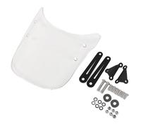 Dioche Windshield PC Plate Parabrisas de Motocicleta Deflector de Viento de Alta Resistencia Reemplazo de Placa de PC para V7 III / V7 Centenario / V9 Bobber (Transparente)