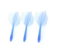 Dioche Women One Piece 3 Piezas de Ejes y Vuelos Transparentes Integrados, Forma estándar: Rotura, en ángulo de 90 Grados, Compatible con Rosca 2BA, Material ABS (Blue)