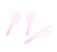 Dioche Women One Piece 3 Piezas de Ejes y Vuelos Transparentes Integrados, Forma estándar: Rotura, en ángulo de 90 Grados, Compatible con Rosca 2BA, Material ABS (Pink)