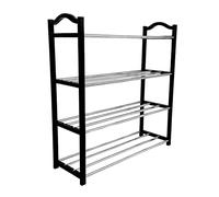 Dioche Zapatero Zapatero Este de Gran Capacidad de 4 Niveles Es una Unidad de Almacenamiento de Zapatos Multifuncional y un Compañero Guardarropa Que Ahorra Espacio. Presenta un