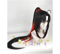 Diocos Peluca de Cosplay de Anime Mo Dao Zu Shi Gran Maestro del Cultivo Demoníaco Wei Wuxian Peluca de Cosplay para Fiesta de Halloween Talla única C