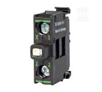 Casquillo LED azul 230V AC M22-LEDC230-B 218060 RMQ titanio