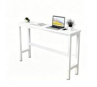 Diodceraic Mesa de Bar Alta Estrecha y Larga con Resistente Estructura Metálica, Mesa Rectangular para Cocina y Comedor, Mesa Consola para Sofá y Sala de Estar(180x30cm/71x12in)
