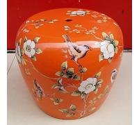 Diodceraic Taburete de jardín de Tambor de cerámica, diseño Chino clásico para decoración de jardín Exterior y Acento en Sala de Estar Interior(G2)