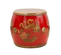 Diodceraic Taburete Tambor de Estilo Chino, Mesa Auxiliar Exterior esmaltada y Pintada a Mano,Taburete de jardín Decorativo de cerámica para Sala de Estar, balcón y jardín(32)