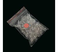 Diodo LED de 3 mm, 100 unidades, 3 mm, blanco, verde, rojo, azul, amarillo, naranja, rosa, morado, blanco cálido, cabeza redonda, lámpara LED, diodo emisor de luz (100 unidades rosa niebla)